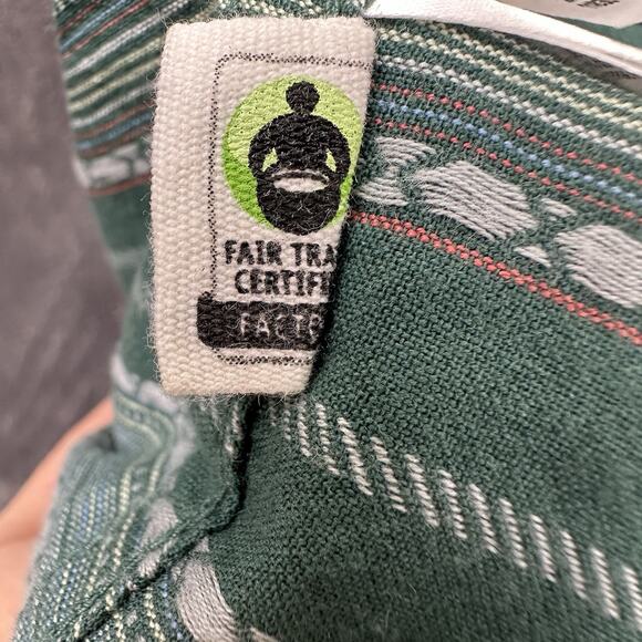 Mountain Khakis Shirt Men XL Green AOP Print Button‎ Up Short Sleeve Pocket - Picture 7 of 16